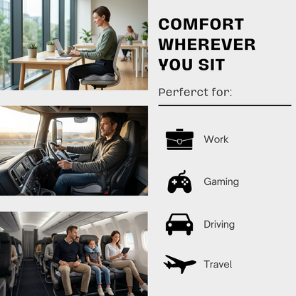 Orthopedic Memory Foam Seat Cushion